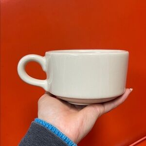 Elegant Cream Ceramic Mug